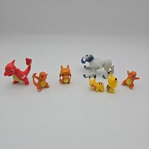 Pokemon Minifigure Toy Lot Of‎ 7